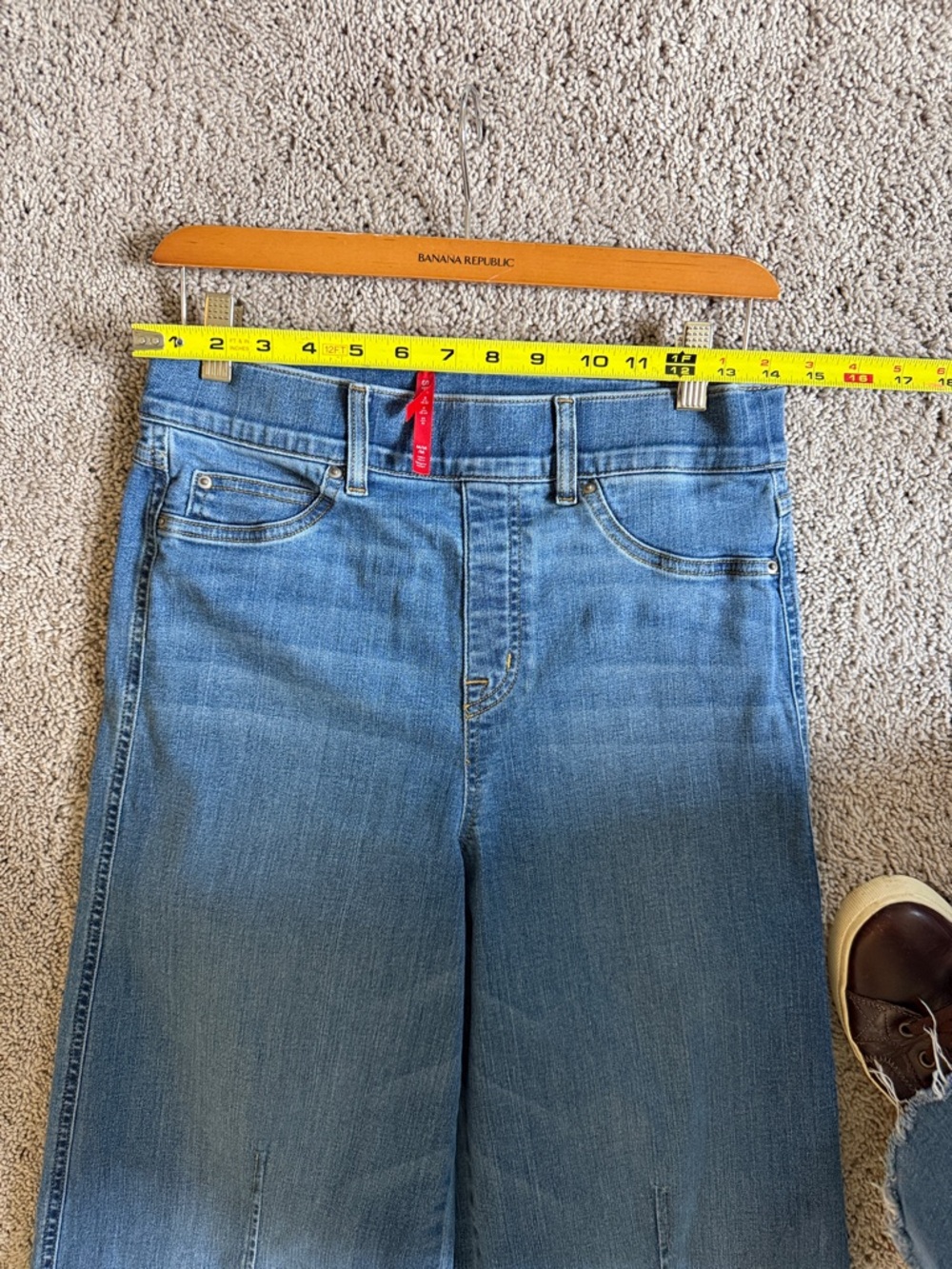 SPANX Dark Indigo Wide-Leg Jeans - Picture 2 of 6